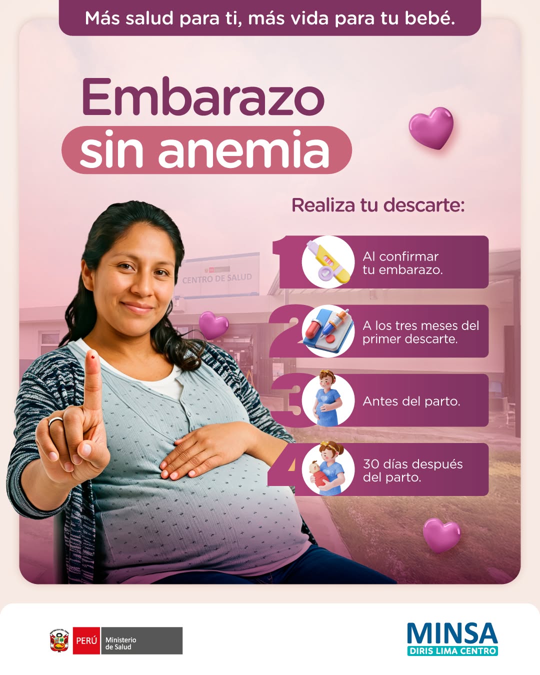 Embarazo sin anemia