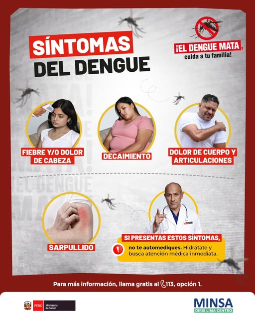Síntomas del Dengue