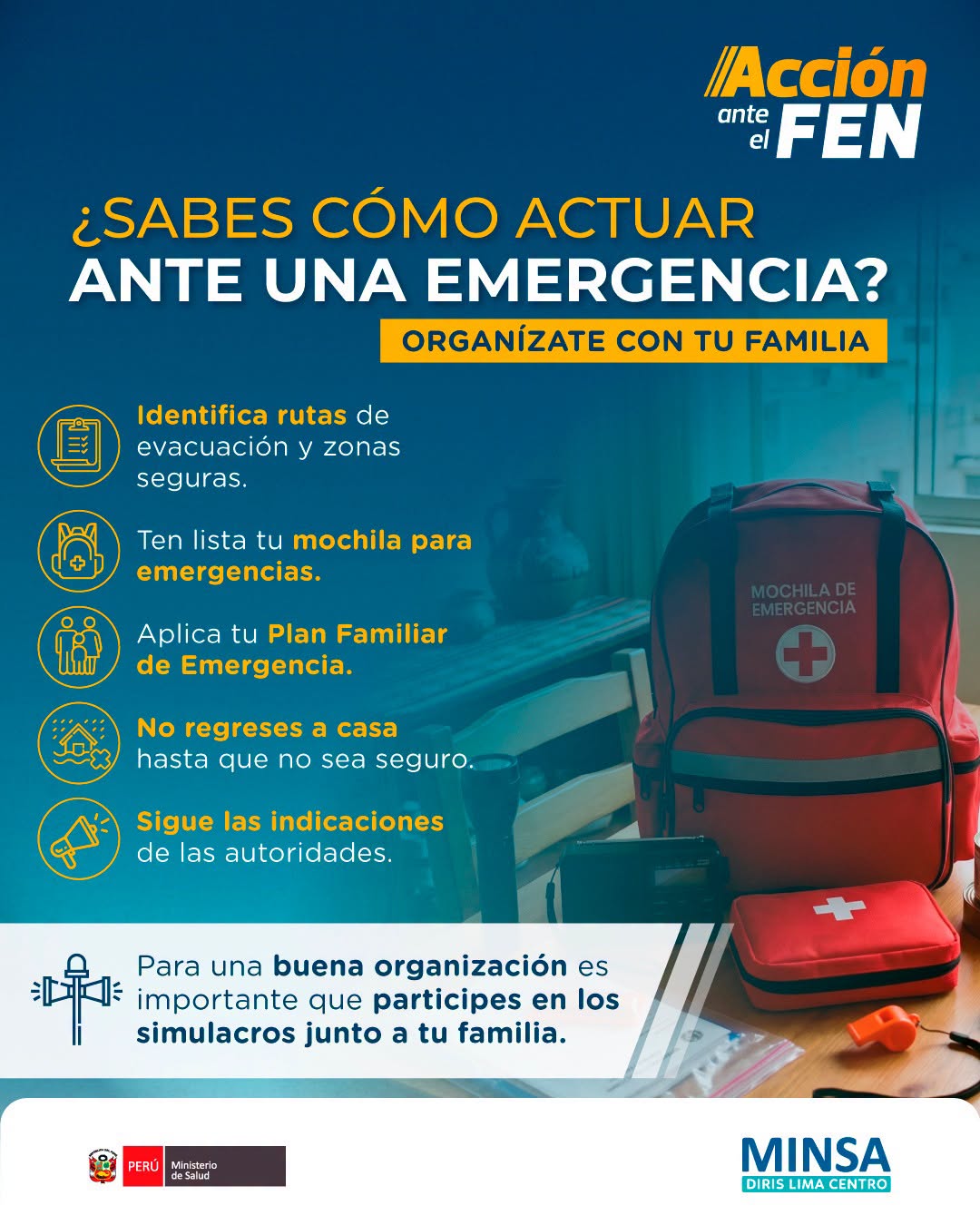 ¿Sabes cómo actuar ante una emergencia?