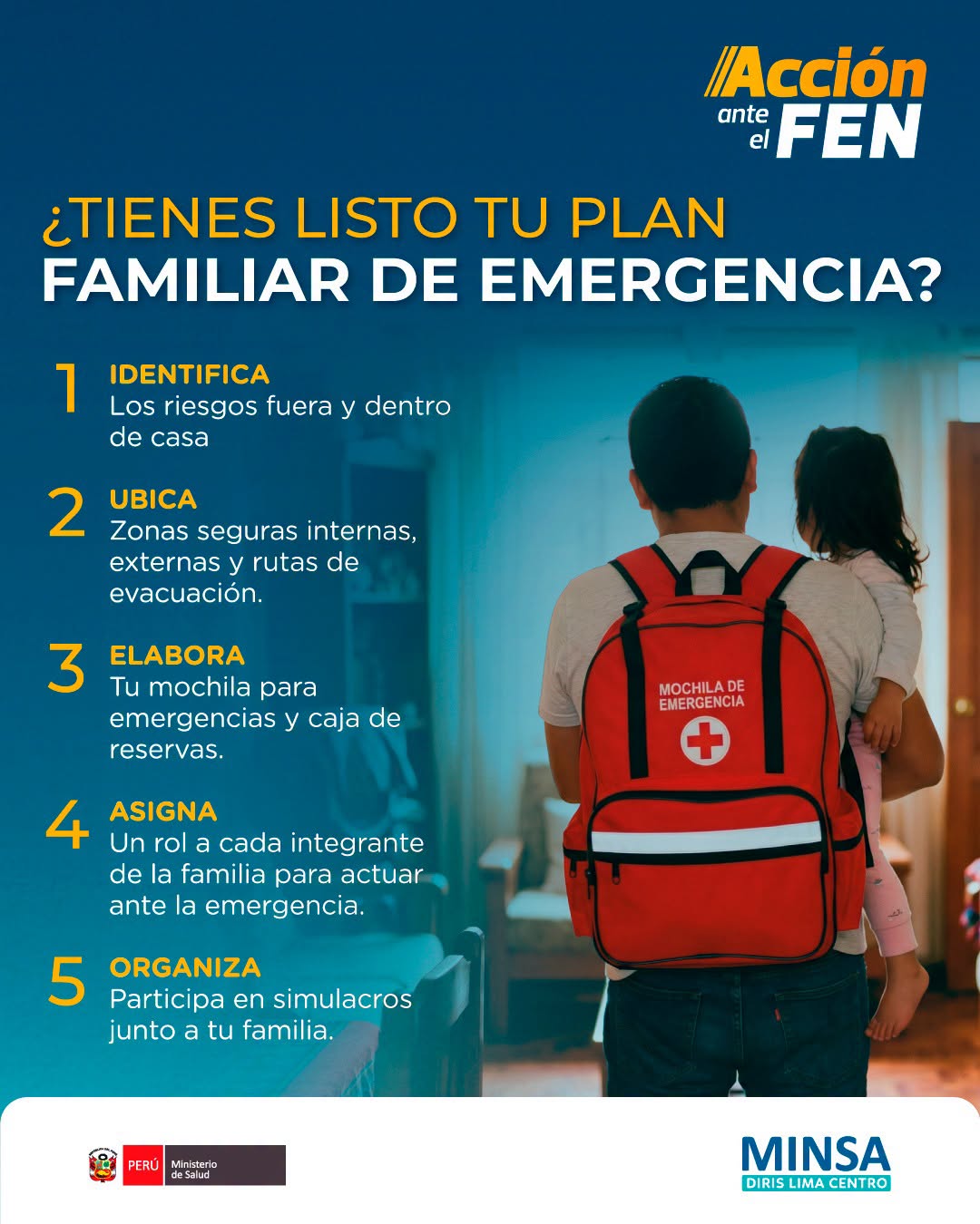 ¿Ya tienes listo tu plan familiar de emergencia?